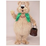 Cherry Valley Lodge Berry Bear Mascot Costume