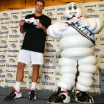 Babolat announcement Andy Roddick & Michelin Man new Tennis Shoe