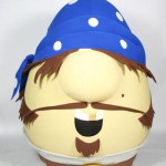 Pirate Mr. Lunt Promotional Custom Mascots