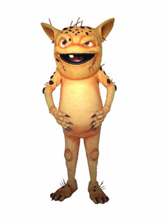 Digger the Dermatophyte Novartis custom corporate mascot