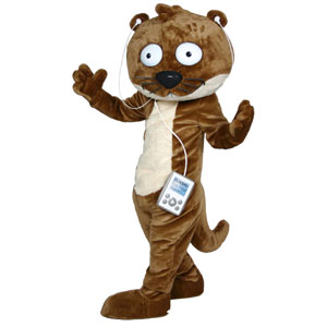 Ollie the Otter South Carolina Aquarium custom corporate mascot