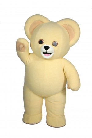Snuggle Bear custom corporate mascot for Sun Products