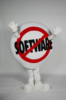 No Software Salesforce.com foam Custom Mascot Costume Character