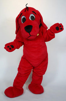 Clifford the Big Red Dog Custom Promotional Mascot Costume 