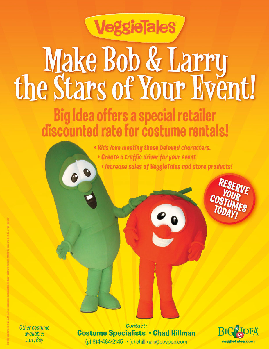 VeggieTales – Bob and Larry – Big Idea | Custom Mascots | Costume ...