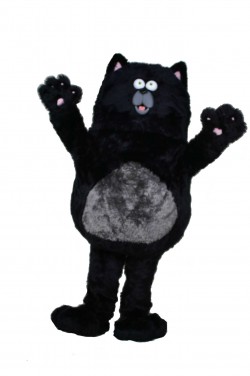 Splat the Cat Custom Mascot and Promotional Character Costume Rental Splat the Cat Custom Promotional Mascot Costume Available as Rental