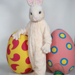 Peach Bunny Rental | Custom Mascots | Costume Specialists