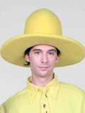Man in the Yellow Hat Custom Mascot Man in the Yellow Hat Mascot Costume