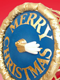 Christmas Drum Custom Mascot Christmas Drum Mascot Costume Rental