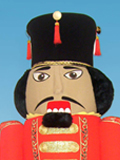 Crimson Nutcracker Custom Mascot Crimson Nutcracker Mascot Costume