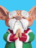 Santa's Sensei Custom Mascot Santa's Sensei Mascot Costume