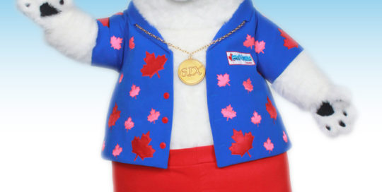 Berkley Wet-n-Wild Polar Bear Mascot Costume