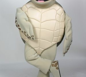 Luna the Green Sea Turtle Mascot Costume