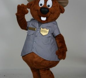 Major Muskrat Mascot Costume