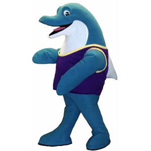 Swift Dolphin Mascot Costume