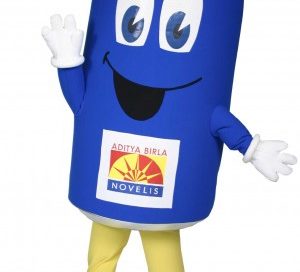 Can Man Mascot Costume