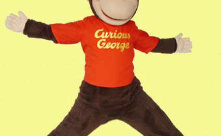Curious George Mascot Costume
