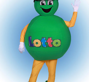 Lotto Ball Louisiana Lottery Mascot Costume