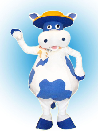 Dee (Dairy Mart) Mascot Costume