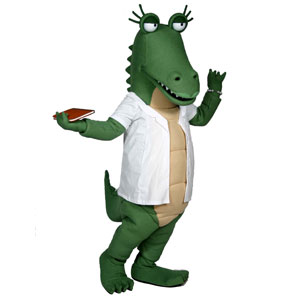 Dr. Ali Gator Mascot Costume