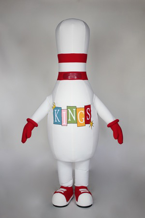 Kings Bowling Mascot Costume