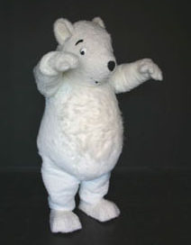 Lars the Little Polar Bear Mascot Costume