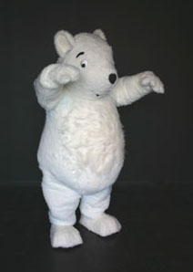 Lars the Little Polar Bear Mascot Costume