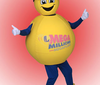 Mega Millions Louisiana Lottery Mascot Costume