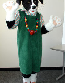 Miss Bindergarden Mascot Costume