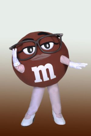 Ms. Brown M&M Mascot Costume