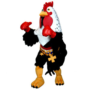 Rex Goliath Rooster Mascot Costume
