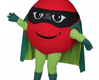 Super Cherry Mascot Costume