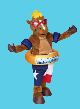 Typhoon Horse Mascot Costume