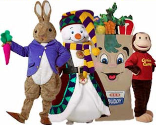Mascot Character Costume Rentals