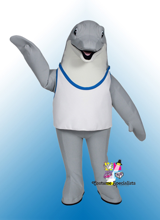 Dolphin Mascot Costume for Rent