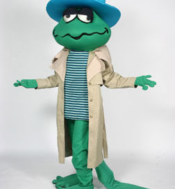 Chet Gecko mascot costume