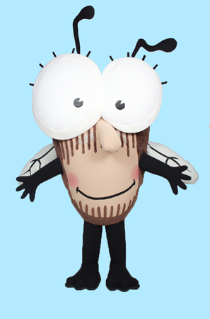 Fly Guy mascot costume rental