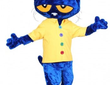 Pete the Cat mascot costume