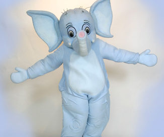 Saggy Baggy Elephant mascot costume rental