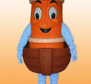 Scuffy the Tugboat mascot costume rental