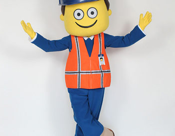 Dr Belzona Custom Mascot by Costume Specialists for Belzona