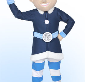 ElfE custom mascot by Costume Specialists