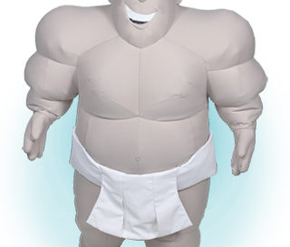 Sumo Sam Custom Mascot by Costume Specialists
