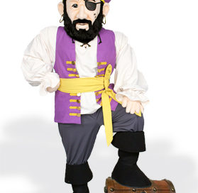 Rocky Raider custom mascot by Costume Specialists for Reynoldsburg City School
