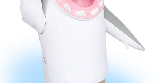 Grey Shark Mascot for Fifth Third Bank by Costume Specialists