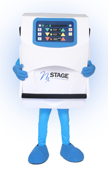 Custom Mascot of Versi Dialysis Machine