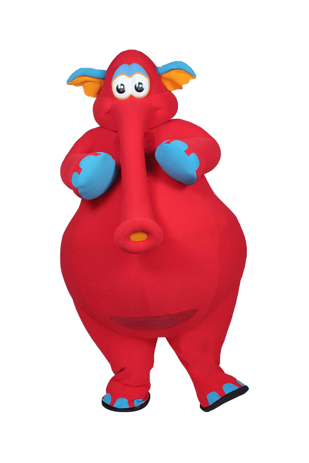 Red Elephant Mascot Costume