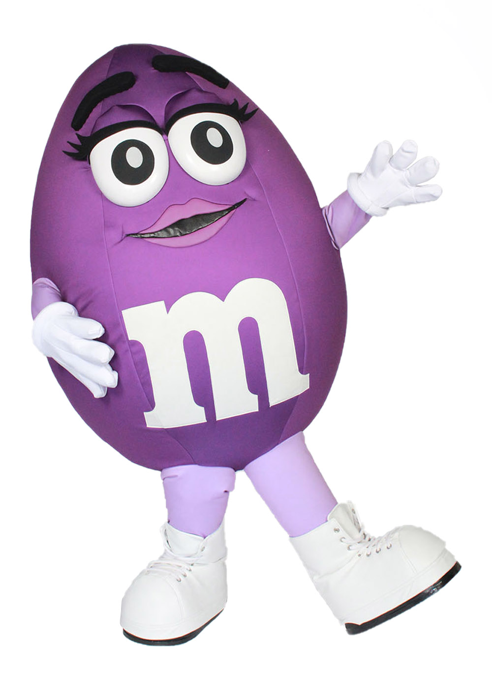 M&M Purple M Character Mascot Costume