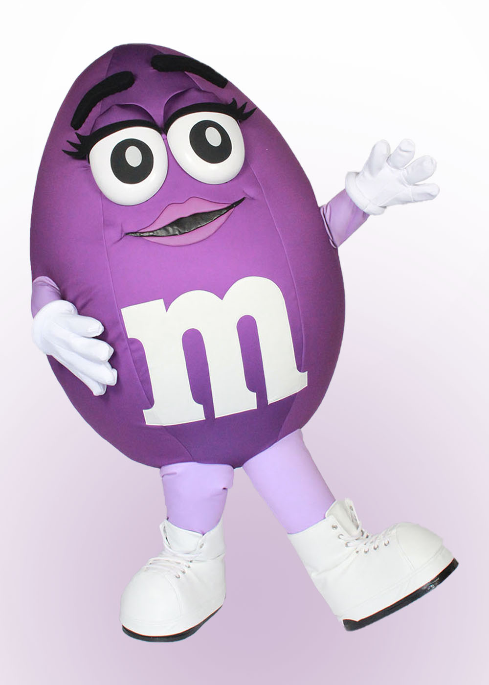 M&M Purple M Character Mascot Costume