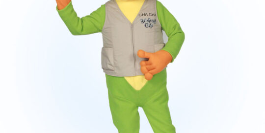 Cha Cha Tree Frog - Custom Mascot by Costume Specialists